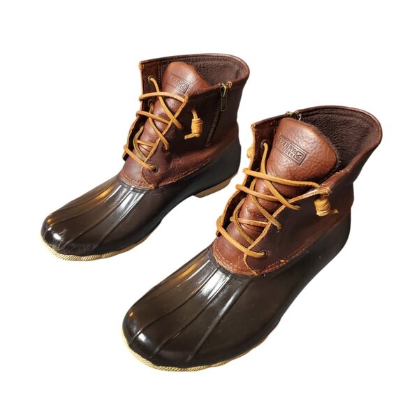 Sperry Top Sider STS 91176 Wms Sz 11 Waterproof Saltwater Duck Boot Bootie - Picture 1 of 7